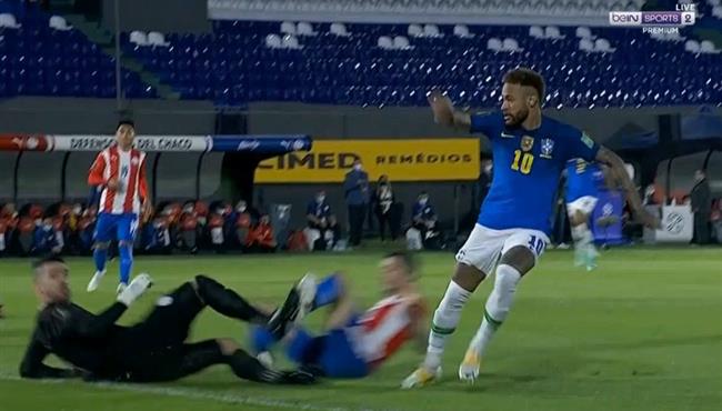 هدف نيمار في مرمي باراجواي بتصفيات كأس العالم