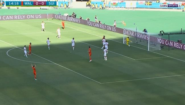 تصدي حارس مرمي سويسرا يحرم ويلز من تسجيل هدف