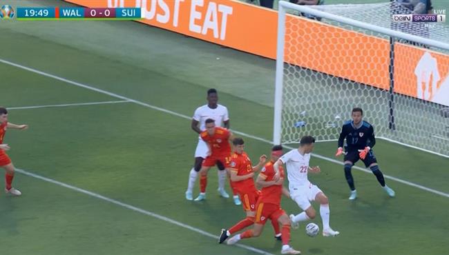 تصدي حارس مرمي ويلز الرائع يحرم سويسرا من تسجيل هدف