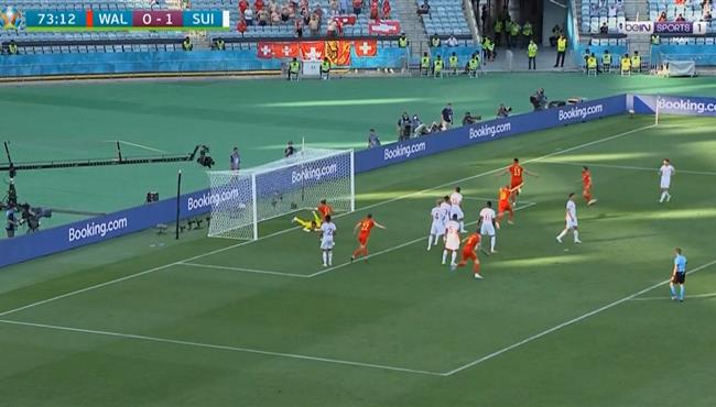 اهداف مباراة سويسرا وويلز 1 1 كاس امم اوروبا