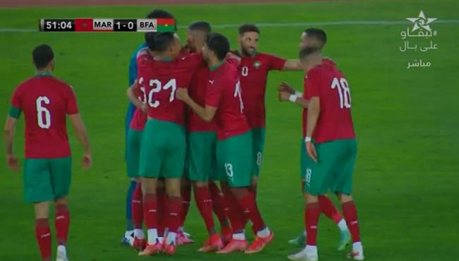 هدف فوز المغرب على بوركينا فاسو 1 0 الودية