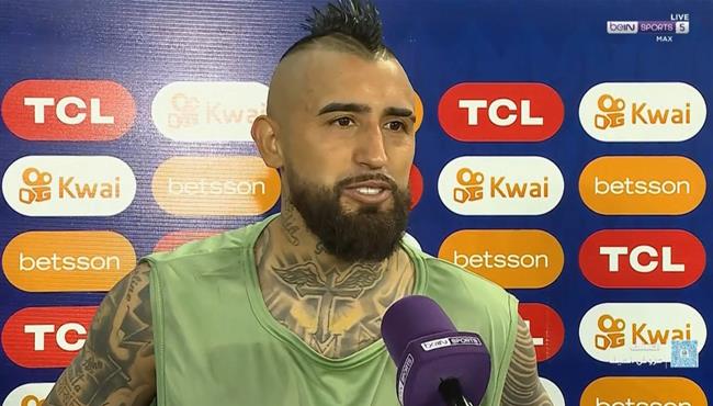 تصريحات فيدال بعد مباراة الارجنتين وتشيلي بكوبا امريكا