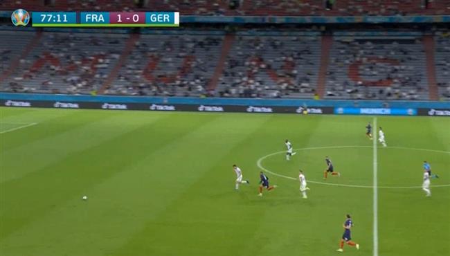 انطلاقة مبابي المذهلة في مباراة فرنسا والمانيا