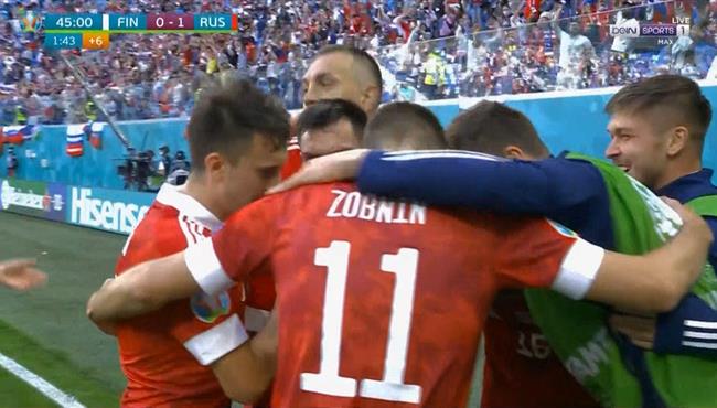 هدف فوز روسيا علي فنلندا 1 0 كاس امم اوروبا