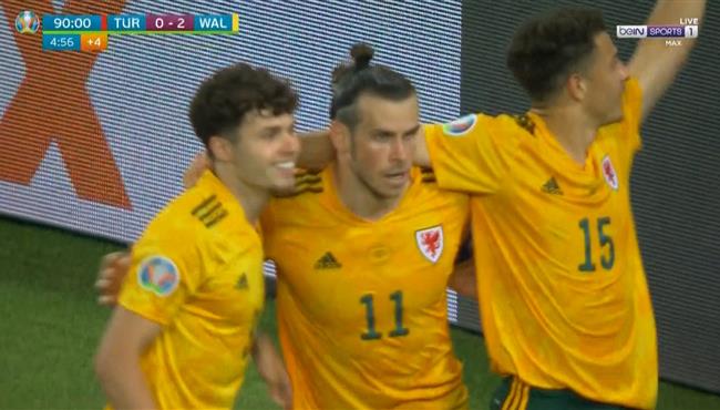 اهداف مباراة ويلز وتركيا 2 0 كاس امم اوروبا