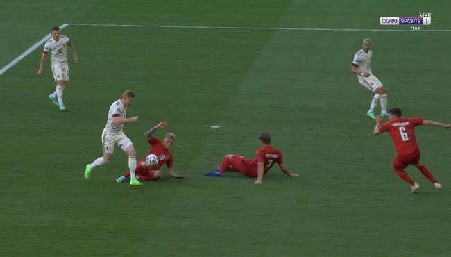 هدف تعادل بلجيكا مع الدنمارك 1 1 اسيست رائع من دي بروين