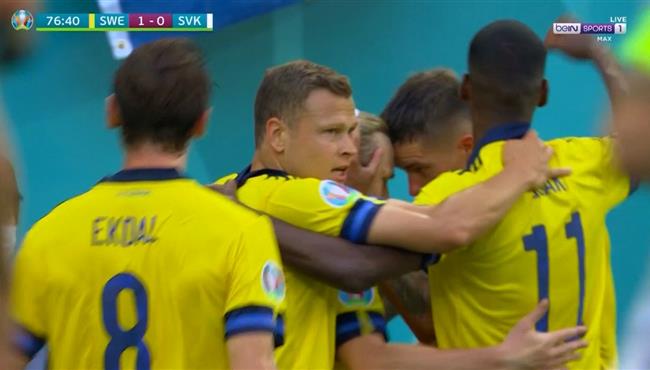 هدف فوز السويد علي سلوفاكيا 1 0 كاس أمم أوروبا