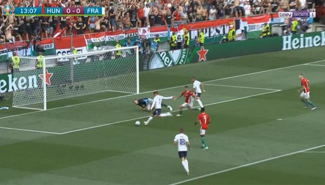 جريزمان يهدر هدف محقق امام المجر بكاس امم اوروبا