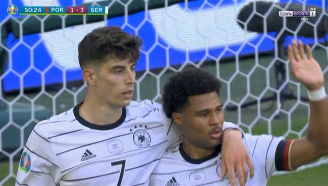 هدف المانيا الثالث في مرمي البرتغال كاي هافيرتز