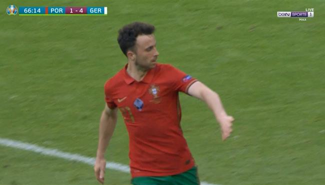 هدف ديوجو جوتا في مرمي المانيا اسيست كريستيانو رونالدو