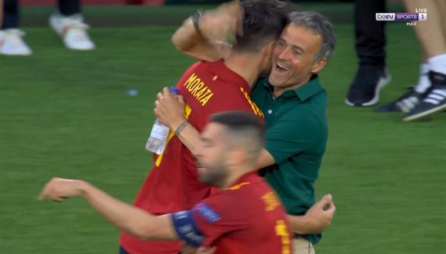 هدف اسبانيا الاول في مرمي بولندا موراتا