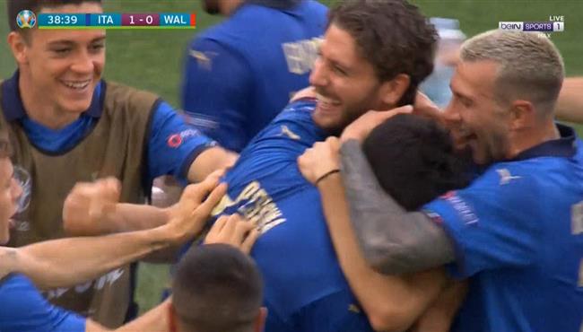 هدف فوز ايطاليا علي ويلز 1 0 كاس امم اوروبا