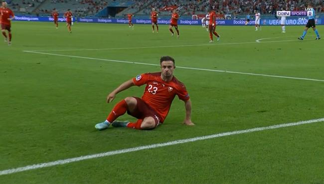 هدف شاكيري الثاني في مرمي تركيا بكاس أمم أوروبا