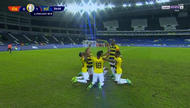 اهداف مباراة الاكوادور وفنزويلا 2 2 كوبا امريكا