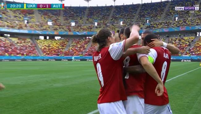 هدف فوز النمسا علي اوكرانيا 1 0 كاس امم اوروبا