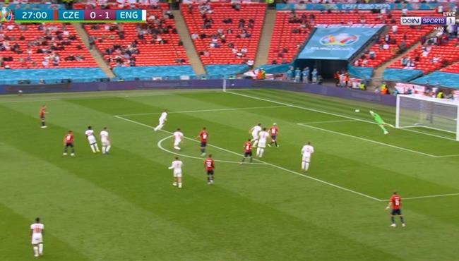 تصدي بيكفورد الرائع في مباراة انجلتر والتشيك
