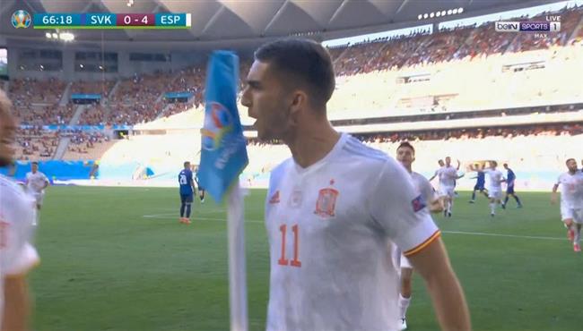 هدف فيران توريس الرائع بالكعب في مرمي سلوفاكيا