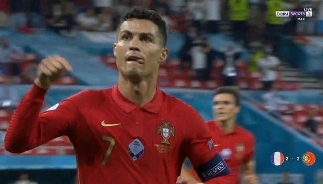 هدف رونالدو الثاني في مرمي فرنسا بكأس امم اوروبا