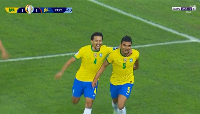 هدف كاسيميرو القاتل في مرمي كولومبيا بكوبا امريكا