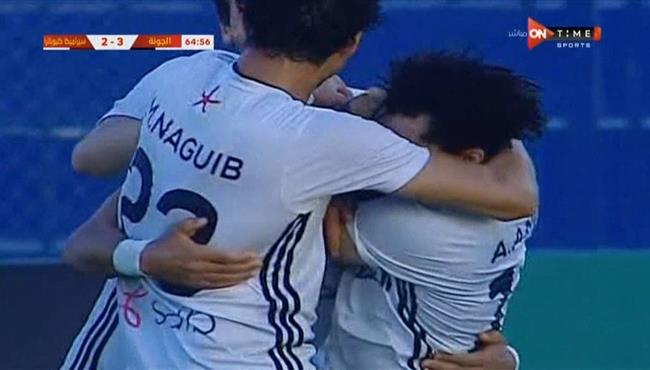 اهداف مباراة الجونة وسيراميكا كليوباترا 3 2 الدوري المصري
