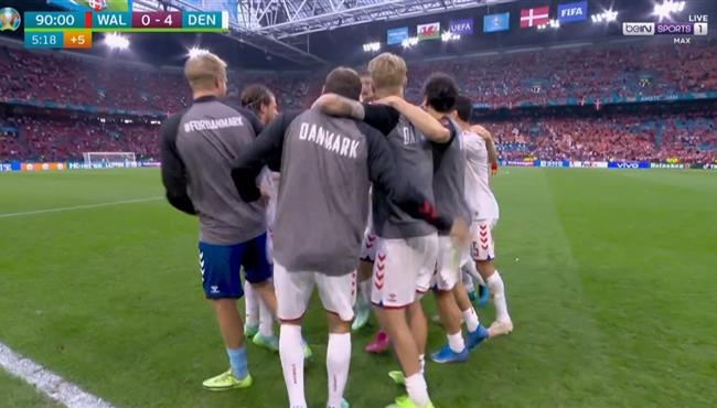 هدف الدنمارك الرابع في مرمي ويلز 4 0 كاس امم اوروبا