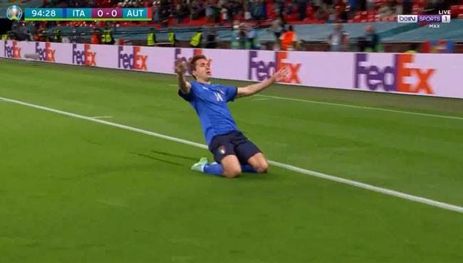 هدف إيطاليا الأول الرائع في مرمي النمسا كييزا