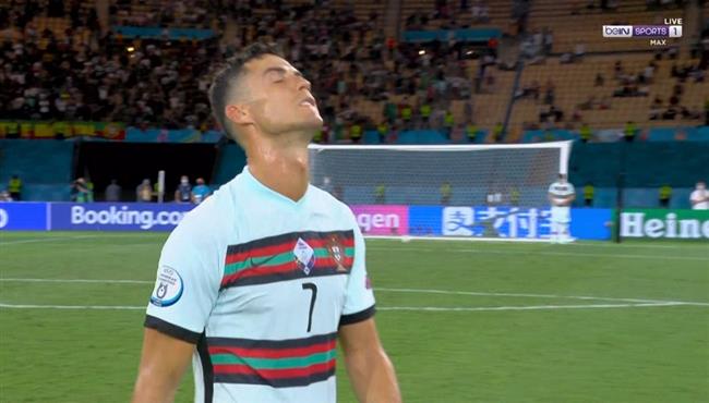 رد فعل رونالدو بعد خروج البرتغال من كأس امم اوروبا