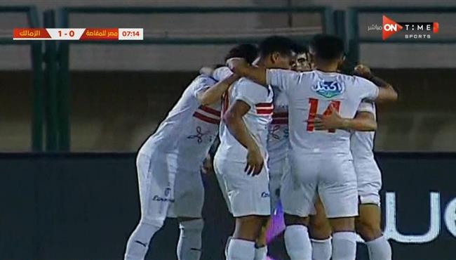 هدف فوز الزمالك علي مصر المقاصة 1 0 الدوري المصري
