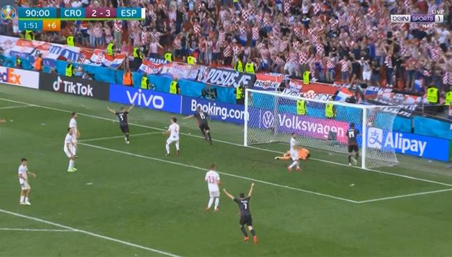 هدف تعادل كرواتيا القاتل في مرمي اسبانيا ماريو باساليتش