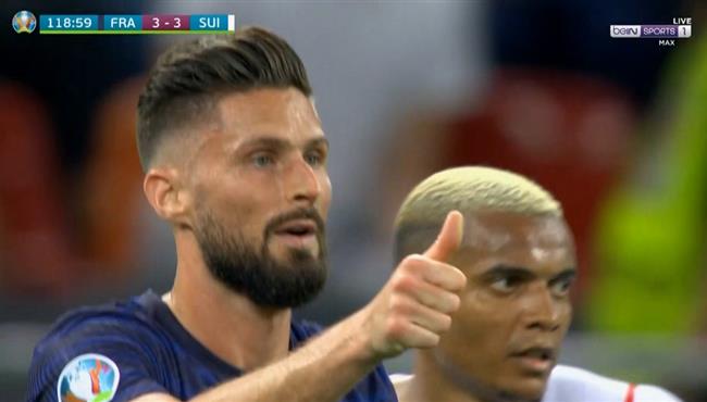 تصدي يان سومير يحرم اوليفيه جيرو من تسجيل هدف