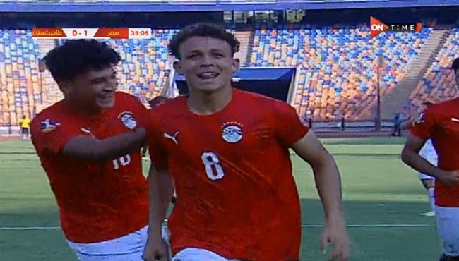 هدف مصر الثاني في مرمي طاجكيستان بكأس العرب تحت 20 سنه