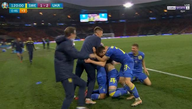 اهداف مباراة اوكرانيا والسويد 2 1 كاس امم اوروبا