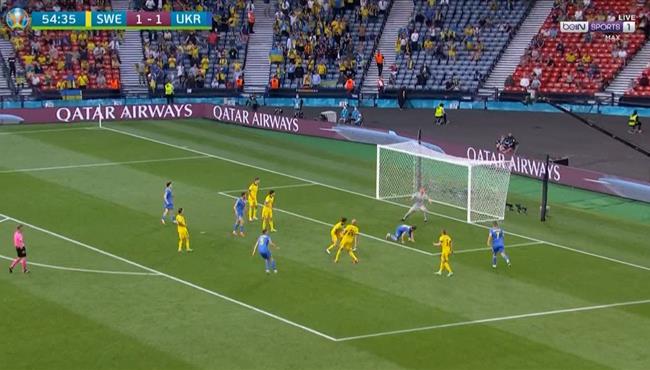 القائم يحرم اوكرانيا من تسجيل هدق ثاني امام السويد