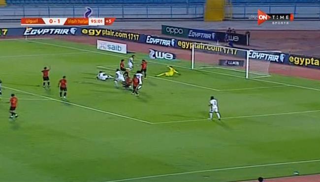 اهداف مباراة سيراميكا كليوباترا واسوان 1 1 الدوري المصري