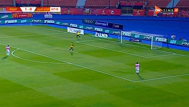 اهداف مباراة الجونة والانتاج الحربي 1 1 الدوري المصري