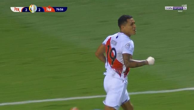 هدف بيرو الثالث في مرمي باراجواي 3 2 كوبا أمريكا