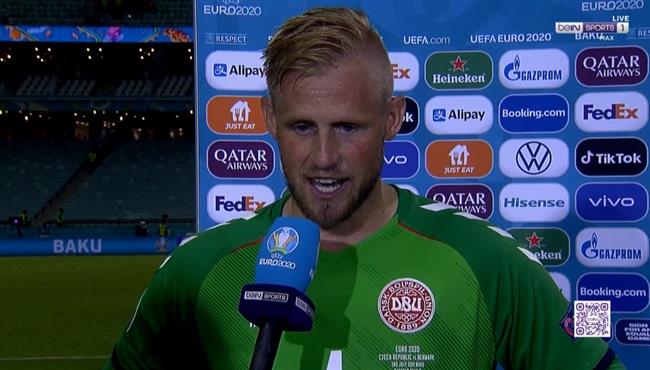 تصريحات كاسبر شمايكل بعد مباراة الدنمارك والتشيك