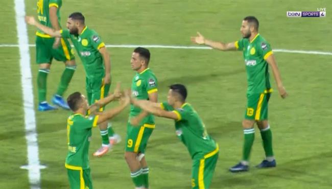 هدف شبيبة القبائل الاول في مرمي الرجاء 1 2 كاس الكونفيدرالية