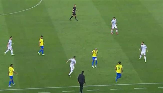 مهاراه رائعة من نيمار في مباراة البرازيل والأرجنتين بنهائي كوبا أمريكا