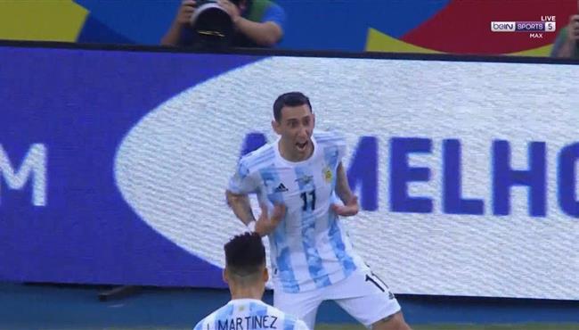 هدف دي ماريا الرائع في مرمي البرازيل بنهائي كوبا أمريكا