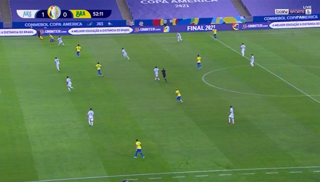 هدف البرازيل الملغي في مرمي الارجنتين بكوب أمريكا