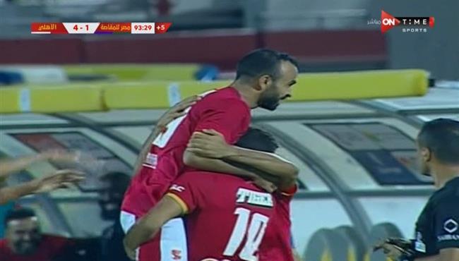 هدف افشة العالمي في مرمي مصر المقاصة من منتصف الملعب