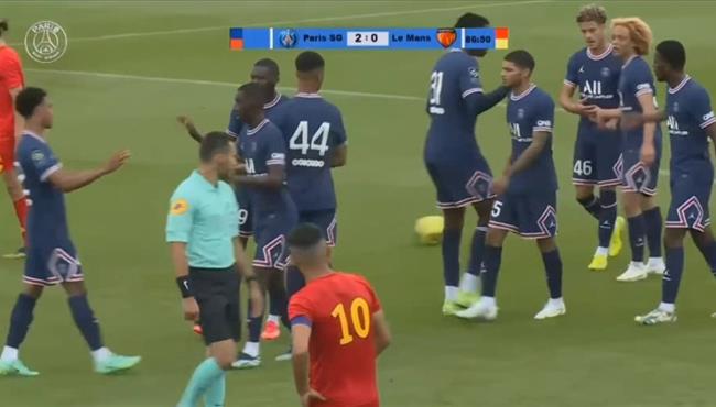 اهداف مباراة باريس سان جيرمان ولو مان 4 0 مباراة ودية