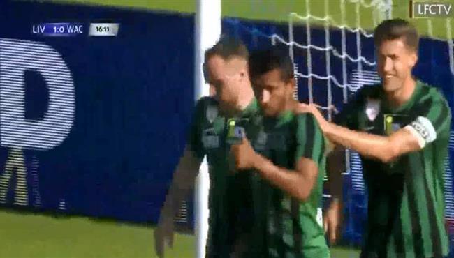 هدف تعادل فاكر انسبروك مع ليفربول 1 1 مباراة ودية