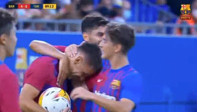 اهداف مباراة برشلونة وخيمناستيك طركونة 4 0 مباراة ودية