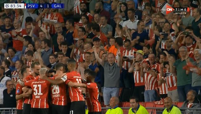 هدف ايندهوفن الرابع في مرمي جالطة سراي بدوري ابطال اوروبا