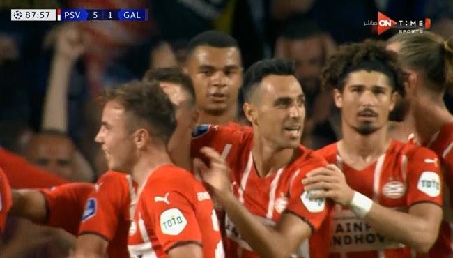 هدف ايندهوفن الخامس في مرمي جالطة سراي بدوري ابطال اوروبا
