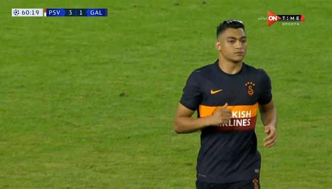 ملخص لمسات مصطفي محمد في مباراة جالطة سراي وايندهوفن