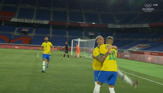 هدف البرازيل الأول في مرمي المانيا ريتشارليسون