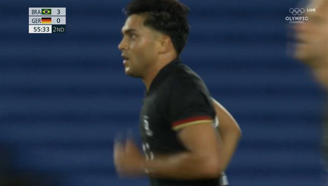 هدف المانيا الأول في مرمي البرازيل 1 3 أولمبياد طوكيو